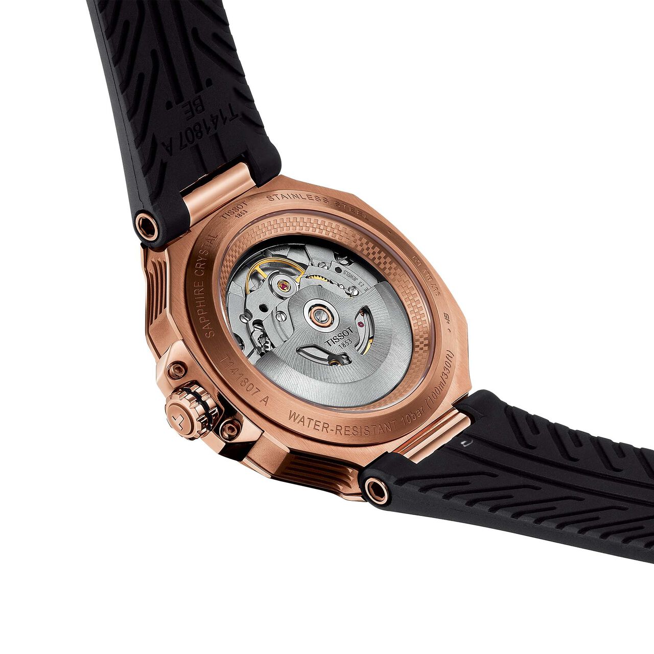 Tissot T-Race Automatic 41 mm PVD Stainless Steel image number 3